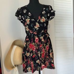 Floral wrap dress by Angie